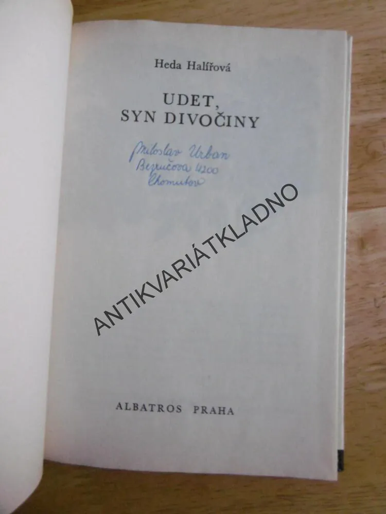 KOD 164 - UDET, SYN DIVOČINY, HEDA HALÍŘOVÁ, MAJOR, **an