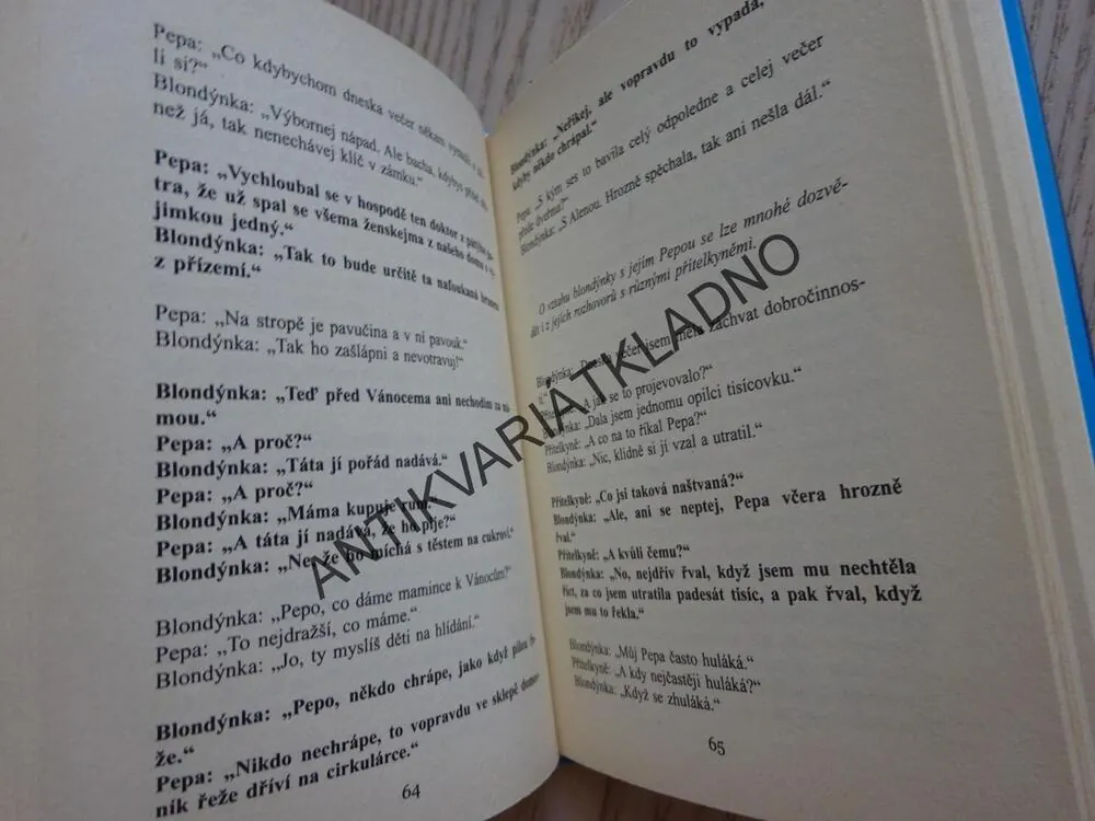 BLONDÝNKY, VÁCLAV BUDINSKÝ, **an
