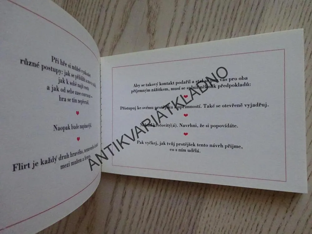 MALÝ NÁVOD K FLIRTOVÁNÍ, **an