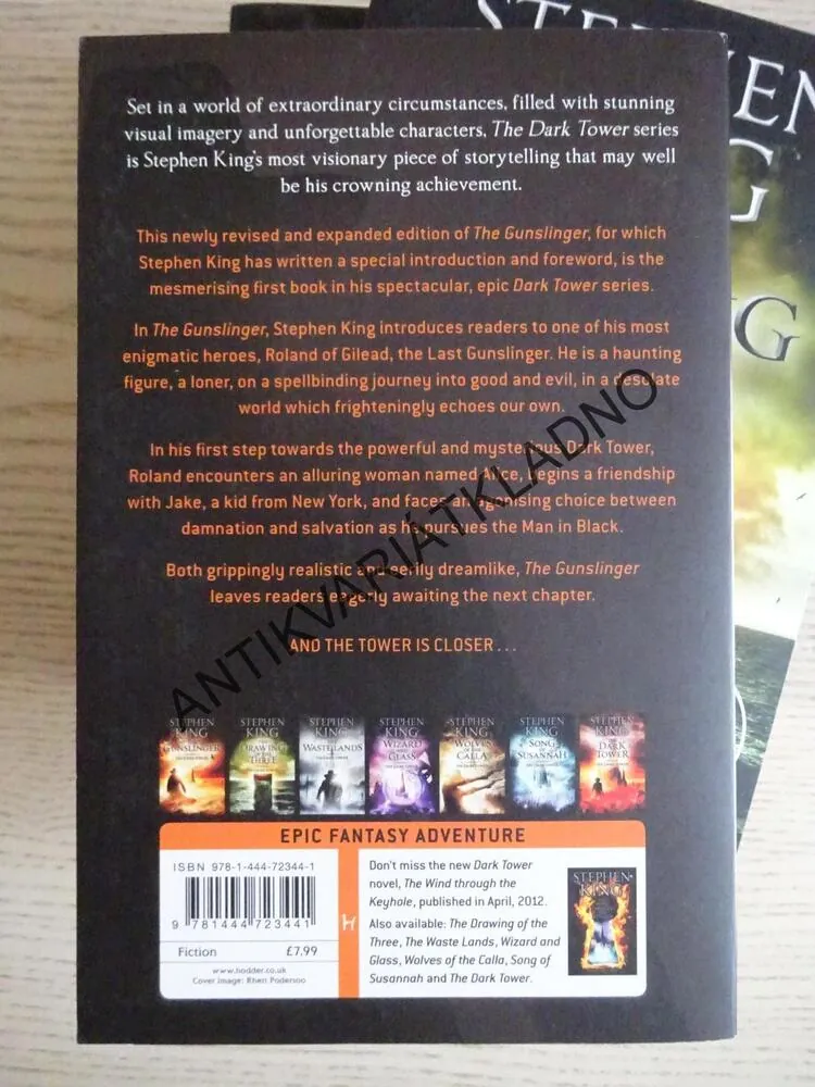 THE DARK TOWER 1-3, STEPHEN KING, **an