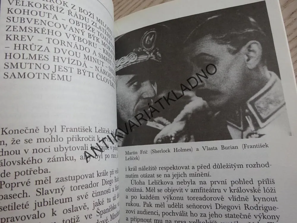 FRANTIŠEK LELÍČEK VE SLUŽBÁCH SHERLOCKA HOLMESE, HUGO VAVRIS, **an