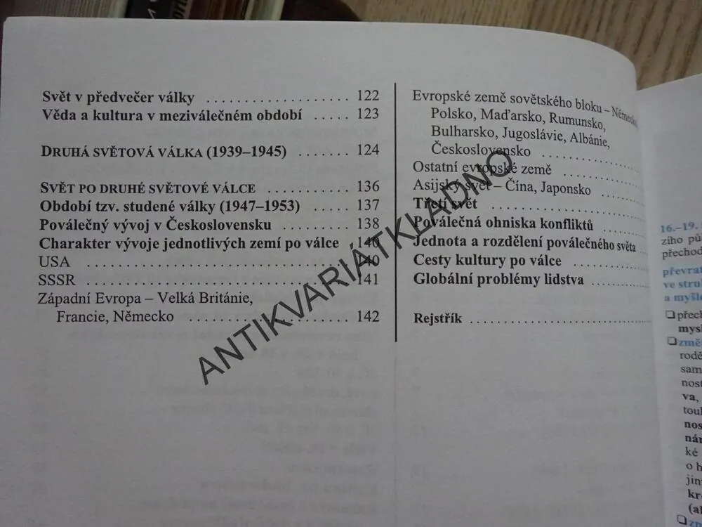 DĚJEPIS 2. V KOSTCE PRO STŘEDNÍ ŠKOLY, SOCHROVÁ