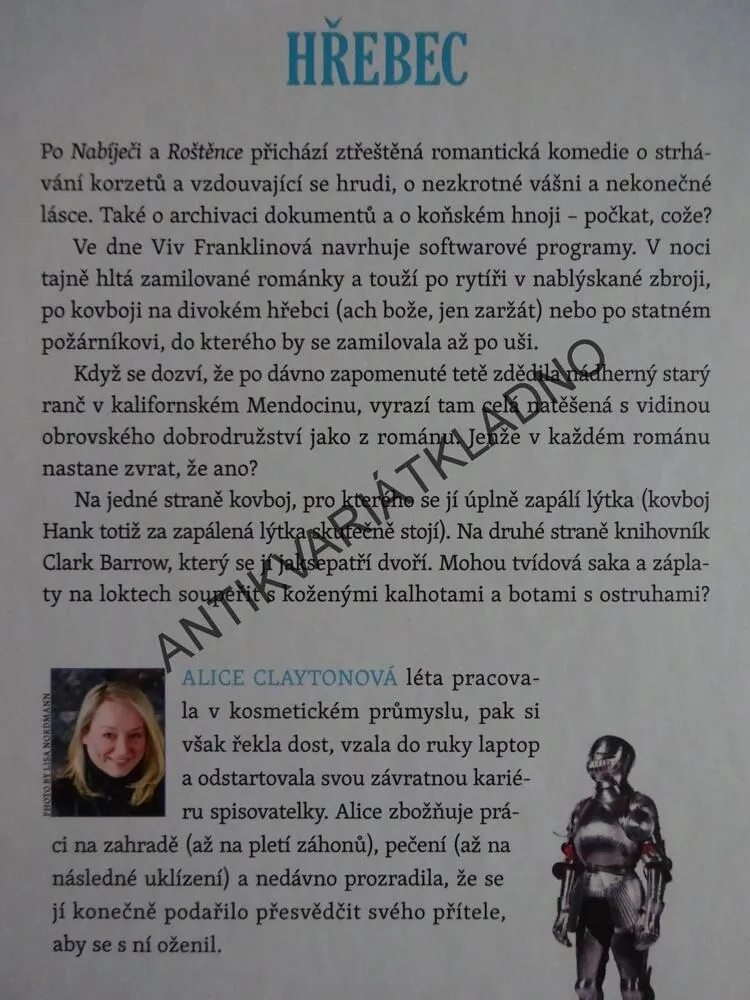 HŘEBEC, ALICE CLAYTONOVÁ,**an 