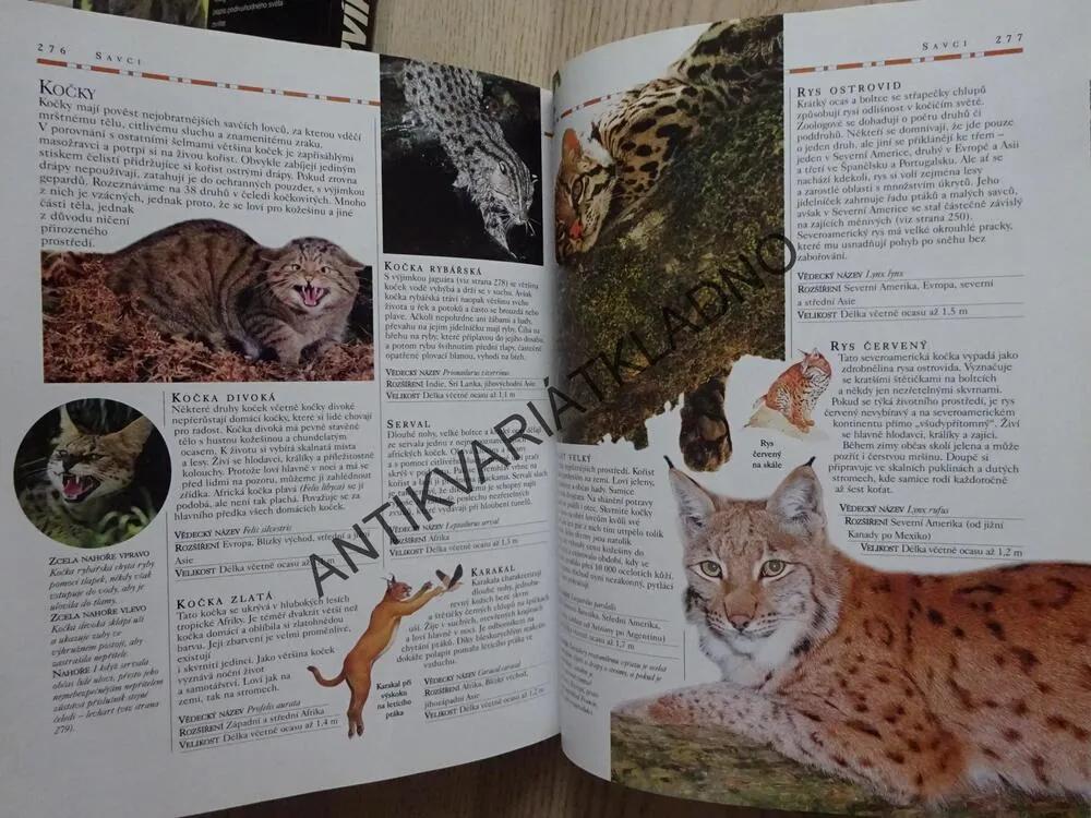 VELKÁ OBRAZOVÁ ENCYKLOPEDIE - ZVÍŘATA A OSTATNÍ ŽIVOČICHOVÉ, **an