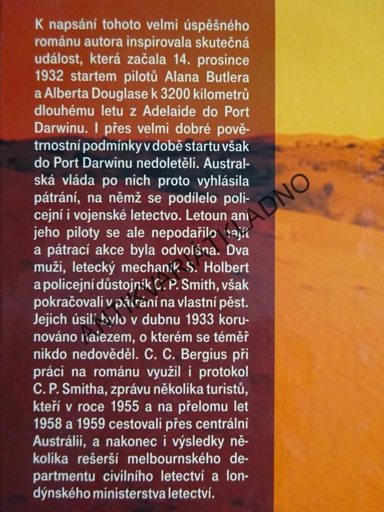 ŽHAVÝ PÍSEK, C. C. BERGIUS, **an