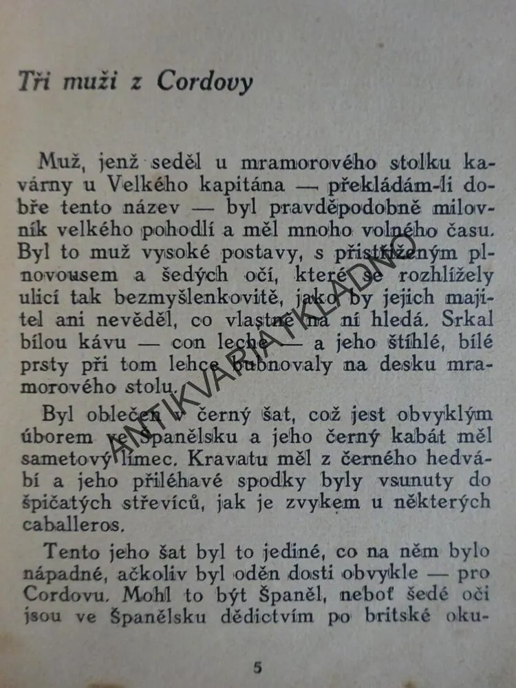 SPRAVEDLIVÍ MUŽI Z CORDOVY, EDGAR WALLACE, **an