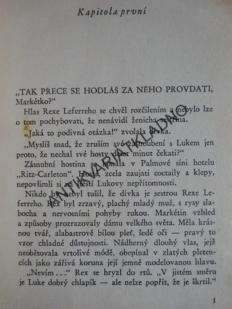 STŘELEC, EDGAR WALLACE, **an
