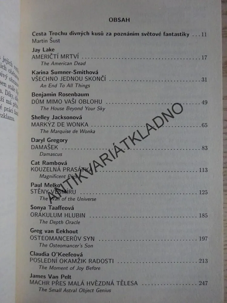 TROCHU DIVNÉ KUSY 3, MARTIN ŠUST, **an