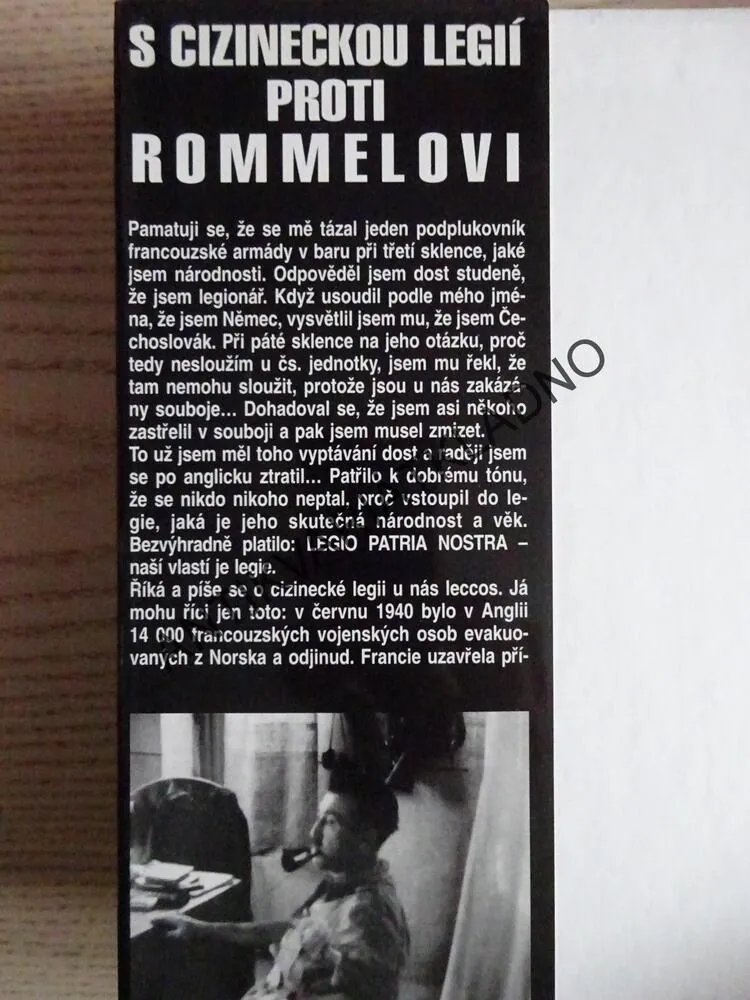 S CIZINECKOU LEGIÍ PROTI ROMMELOVI, OTTO WAGNER, **an