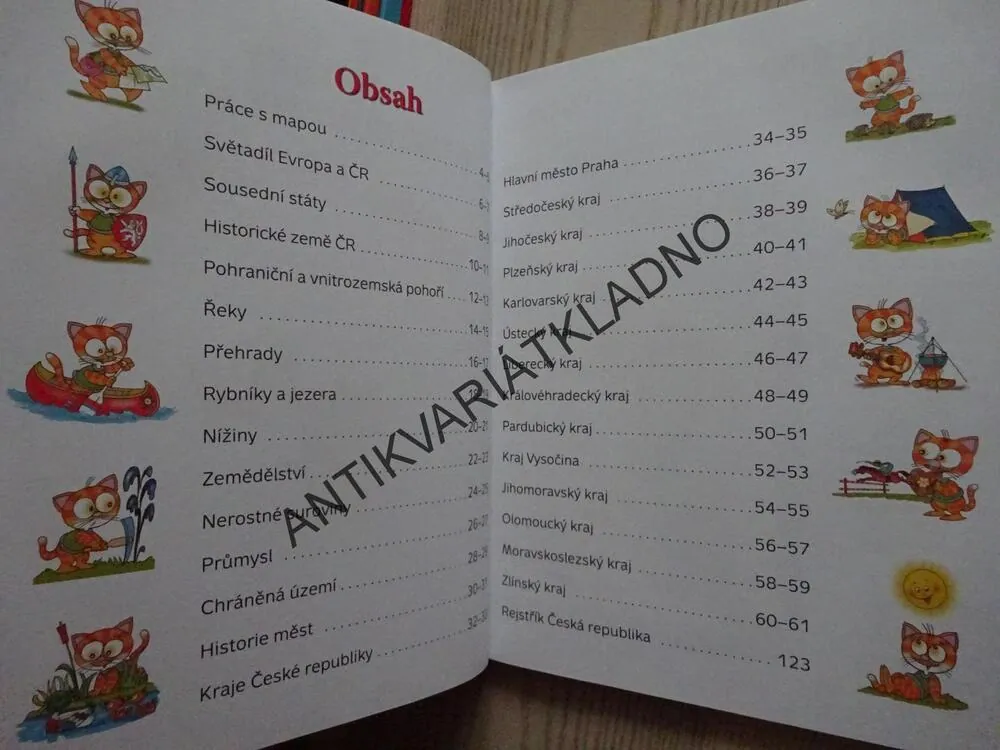DĚTSKÝ ILUSTROVANÝ ATLAS ČESKÁ REPUBLIKA PRO MALÉ ŠKOLÁKY, FANTOVÁ, ŠPLÍCHAL, **an