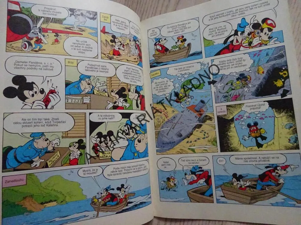 MICKEY MOUSE, KOMIKS, DISNEY, 22/1994