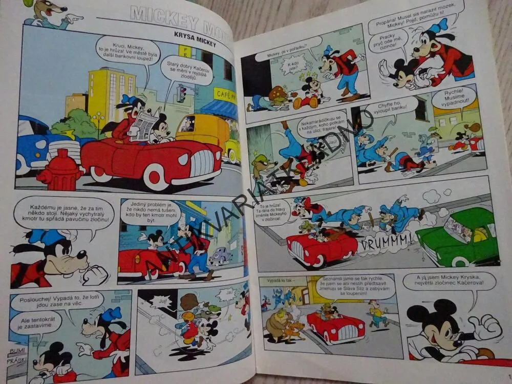 MICKEY MOUSE, KOMIKS, DISNEY, 3/1995