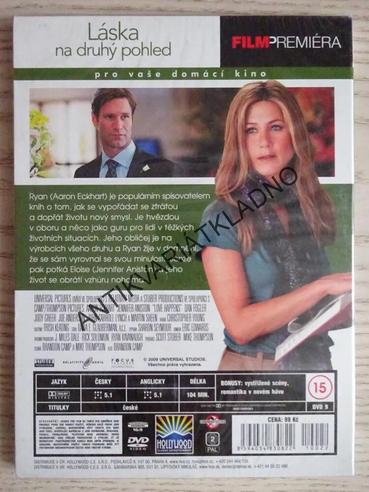 LÁSKA NA DRUHÝ POHLED, DVD FILM