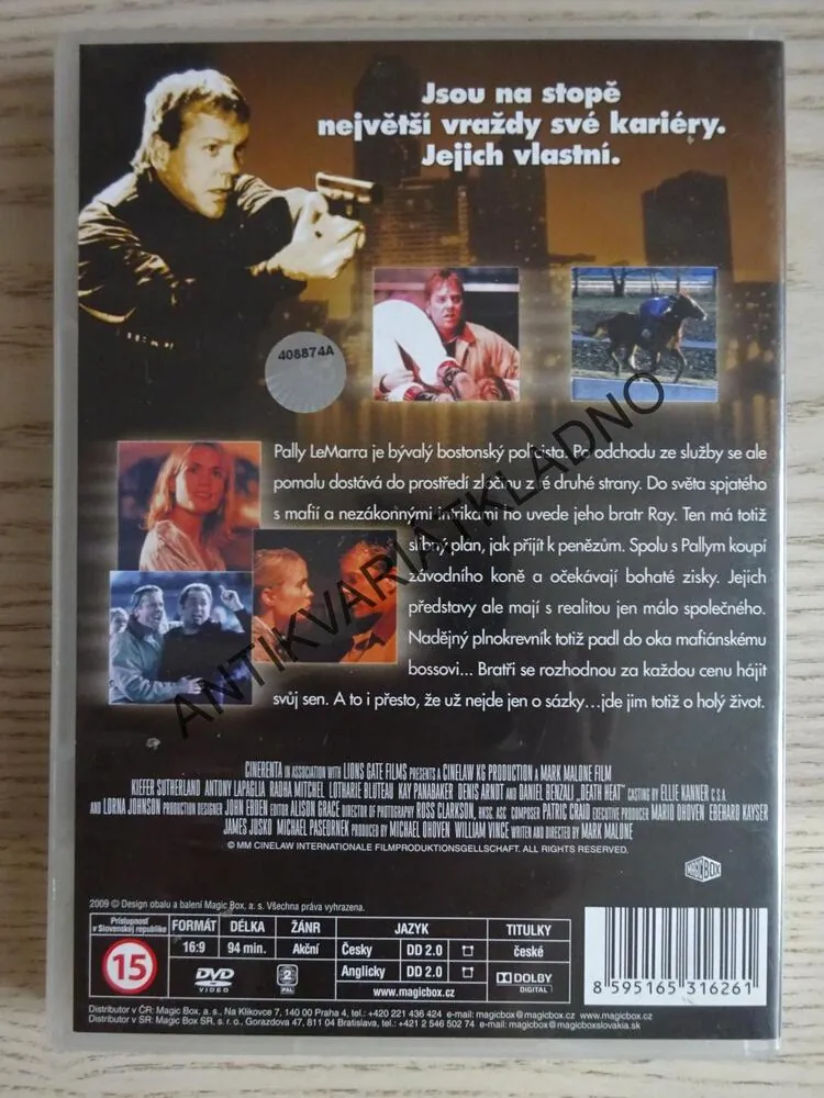 SMRTÍCÍ ŽÁR, DVD FILM