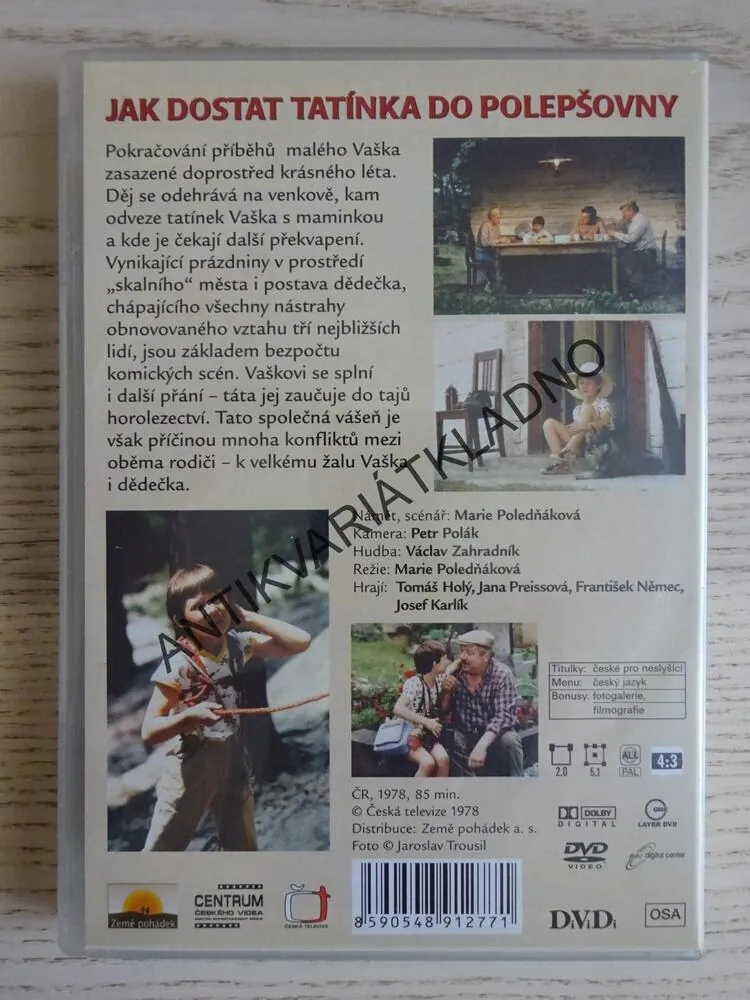 JAK DOSTAT TATÍNKA DO POLEPŠOVNY, DVD FILM