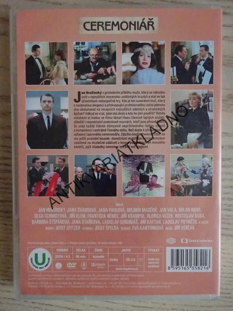 CEREMONIÁŘ, DVD FILM ČR