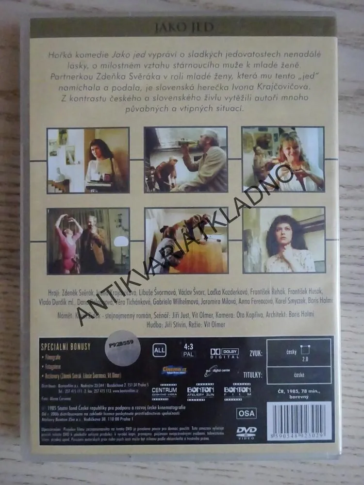 JAKO JED, DVD FILM ČR