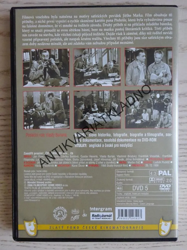 ZAOSTŘIT PROSÍM!, DVD FILM ČR