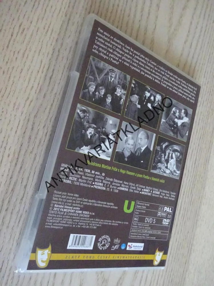 ULIČKA V RÁJI, DVD FILM ČR