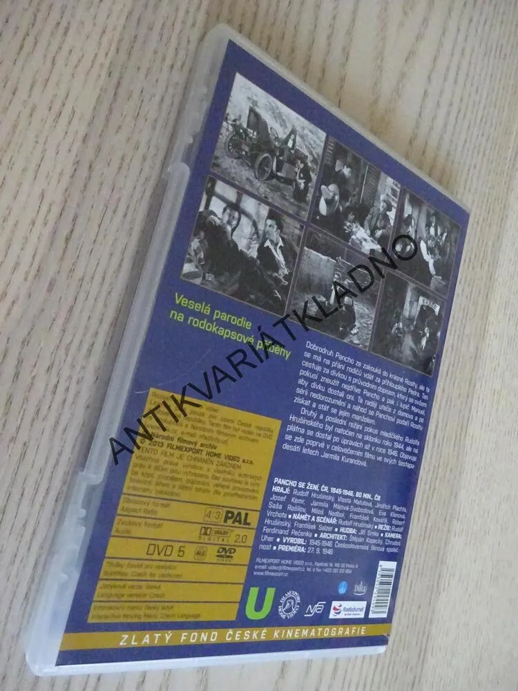 PANCHO SE ŽENÍ, DVD FILM ČR