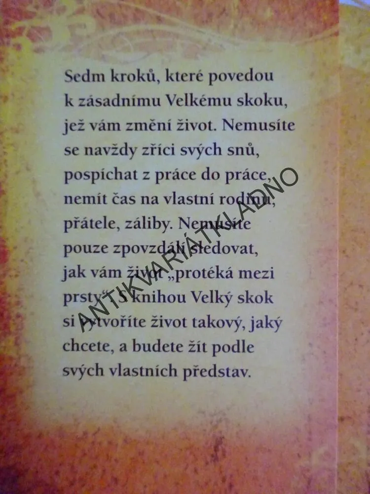 VELKÝ SKOK, SUZY GREAVES, **an