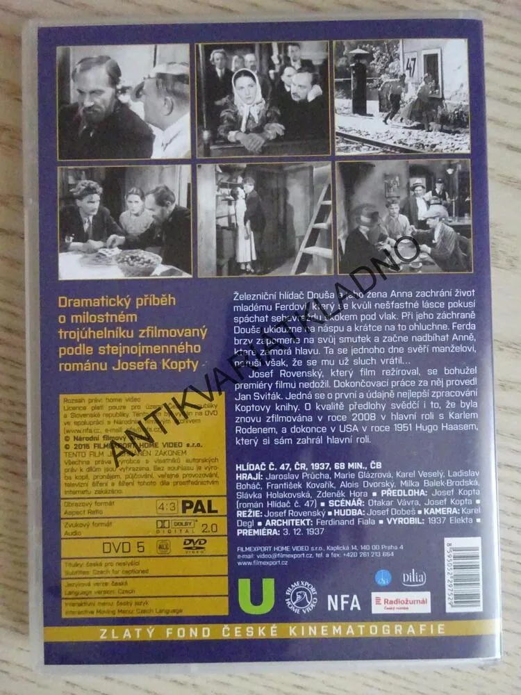 HLÍDAČ Č.47, DVD FILM