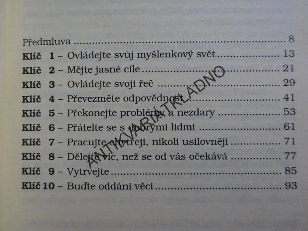 10 KLÍČŮ K ÚSPĚCHU, BILL NEWMAN, **an