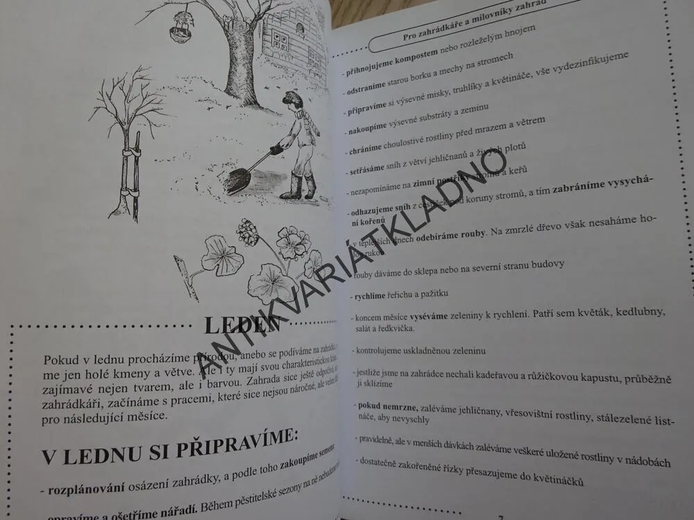 PRAKTICKÉ RADY A NÁVODY PRO ZAHRÁDKÁŘE A MILOVNÍKY ZAHRAD, **an