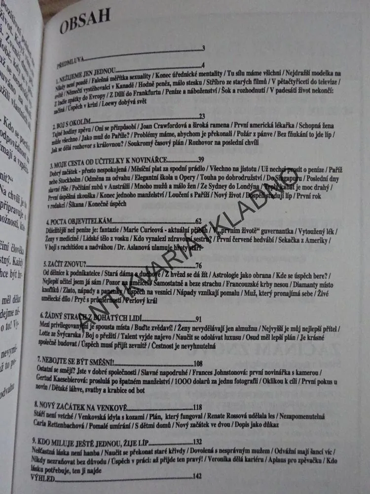 ZAČÍNÁM ZNOVU, ŠTĚSTÍ A ÚSPĚCH NAPODRUHÉ, SUSANNA KUBELKA, **an