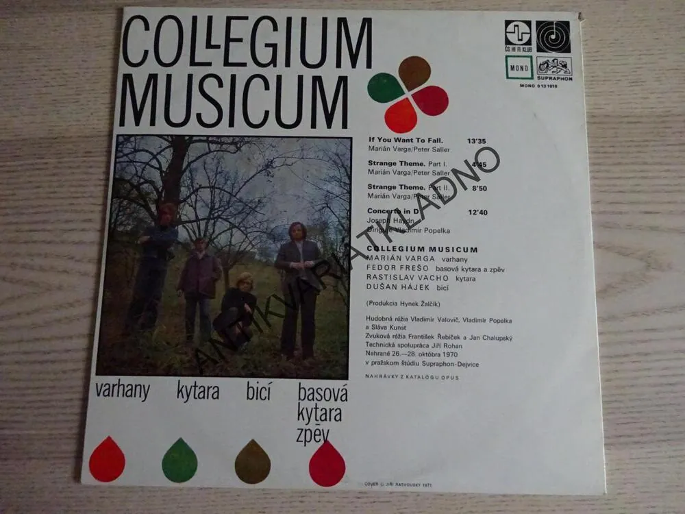 COLLEGIUM MUSICUM, LP