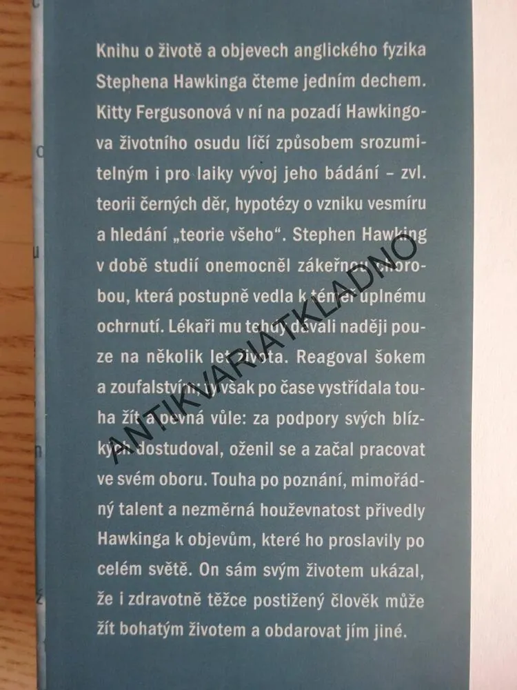 HLEDÁNÍ TEORIE VŠEHO, STEPHEN HAWKING, KITTY FERGUSONOVÁ, **an