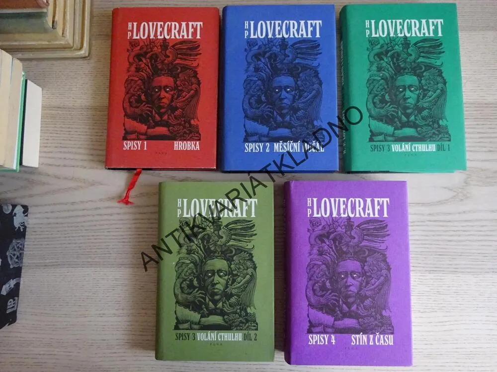 SPISY 1-4 (5 KNIH), H. P. LOVECRAFT, **an