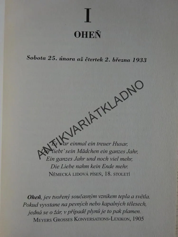 PRVNÍ PADLÍ, VOLKER KUTSCHER, **an
