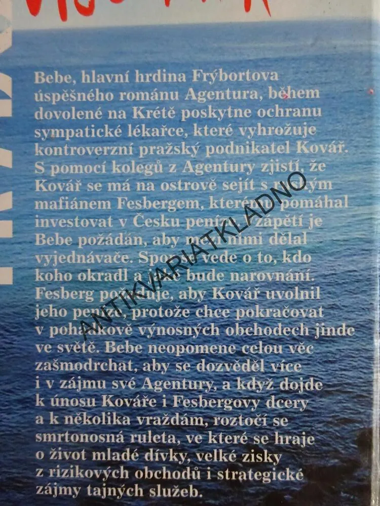 VYJEDNÁVAČ, PAVEL FRÝBORT, **an
