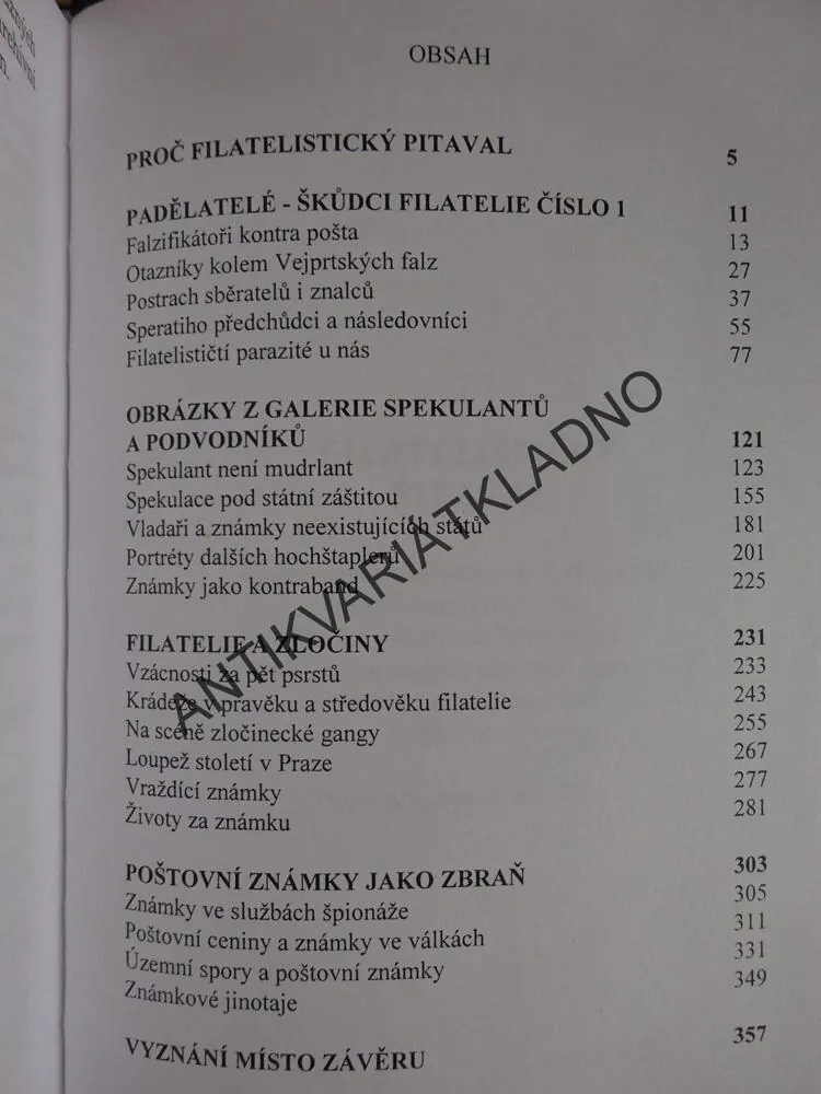 FILATELISTICKÝ PITAVAL, JOSEF GLÜCKSELIG, **an