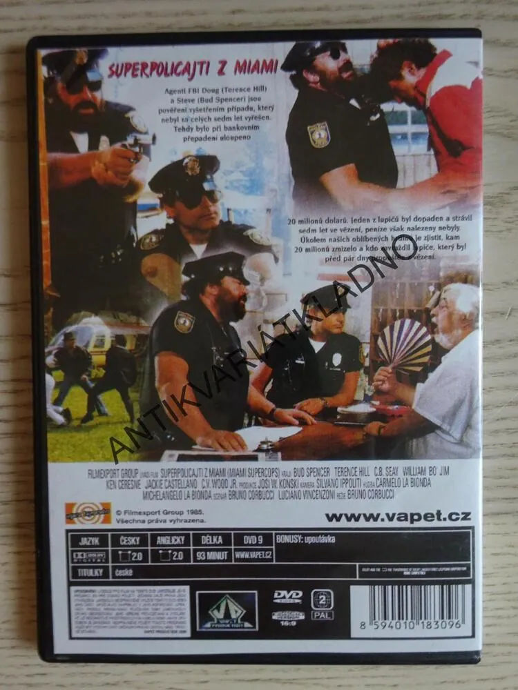 SUPERPOLICAJTI Z MIAMI, TERENCE HILL, BUD SPENCER, DVD FILM
