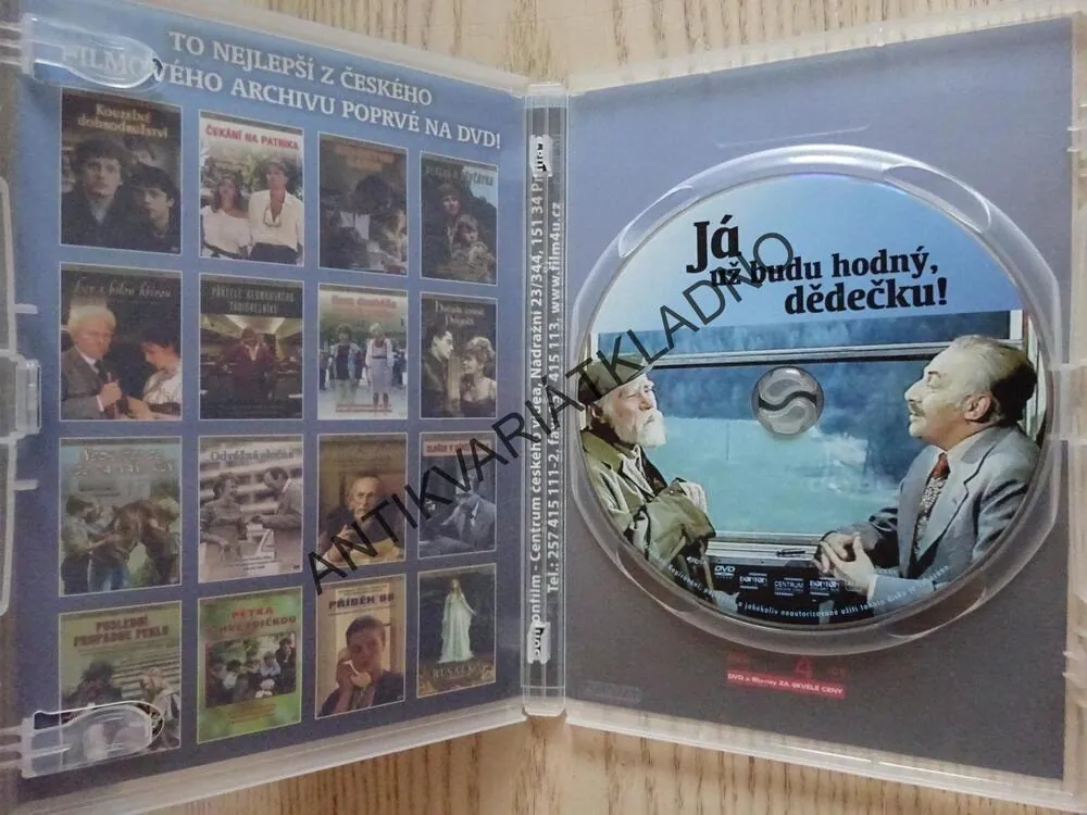 JÁ UŽ BUDU HODNÝ, DĚDEČKU!, DVD FILM ČR