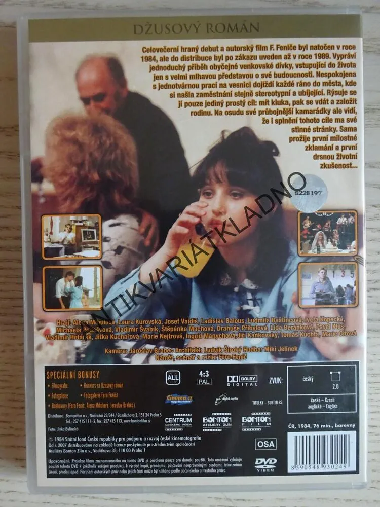 DŽUSOVÝ ROMÁN, DVD FILM ČR