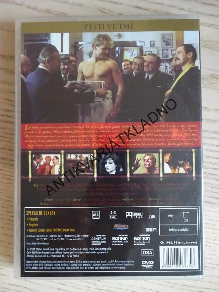 PĚSTI VE TMĚ, DVD FILM ČR