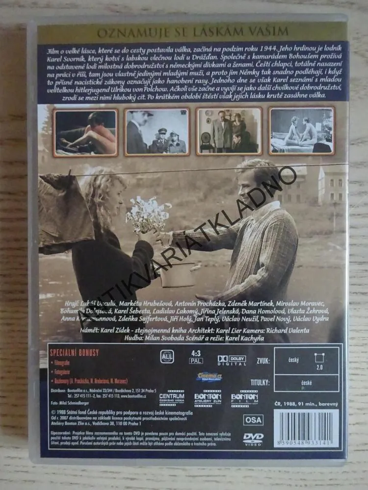 OZNAMUJE SE LÁSKÁM VAŠIM, DVD FILM ČR