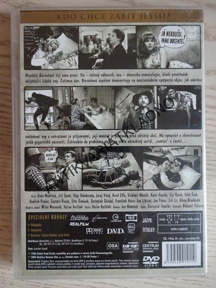 KDO CHCE ZABÍT JESSII?, DVD FILM ČR