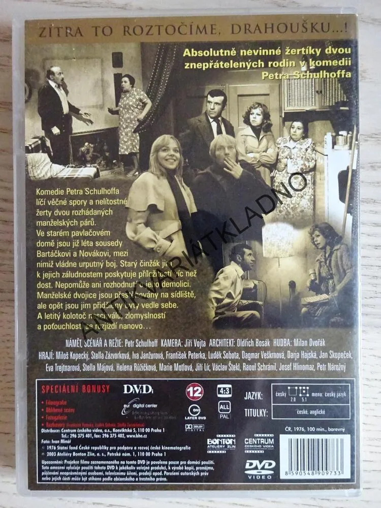 ZÍTRA TO ROZTOČÍME, DRAHOUŠKU...!, DVD FILM