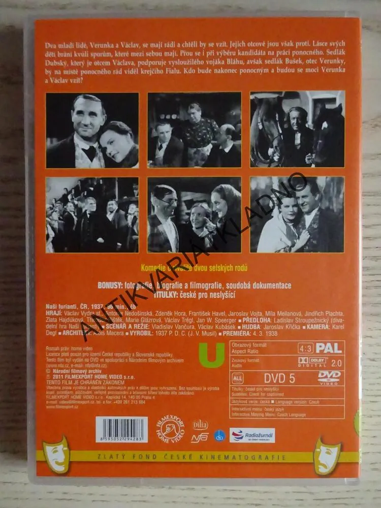 NAŠI FURIANTI, DVD FILM