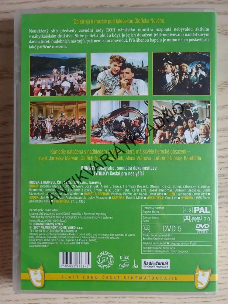 HUDBA Z MARSU, DVD FILM