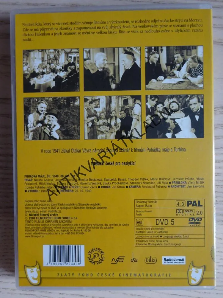 POHÁDKA MÁJE, DVD FILM ČR