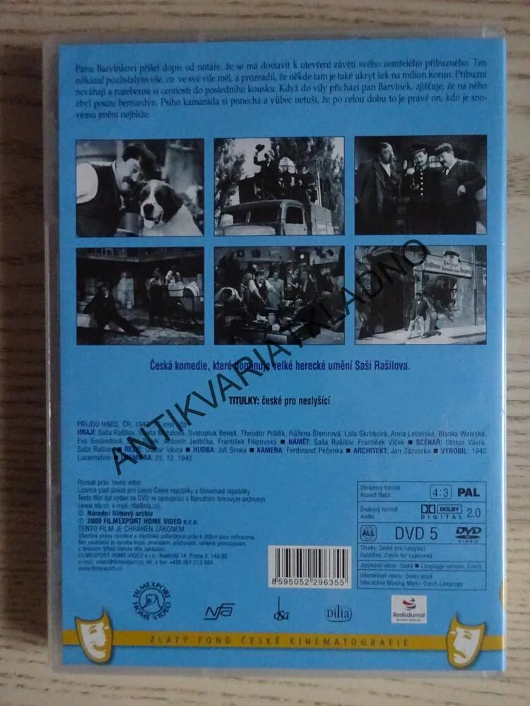 PŘIJDU HNED, DVD FILM ČR