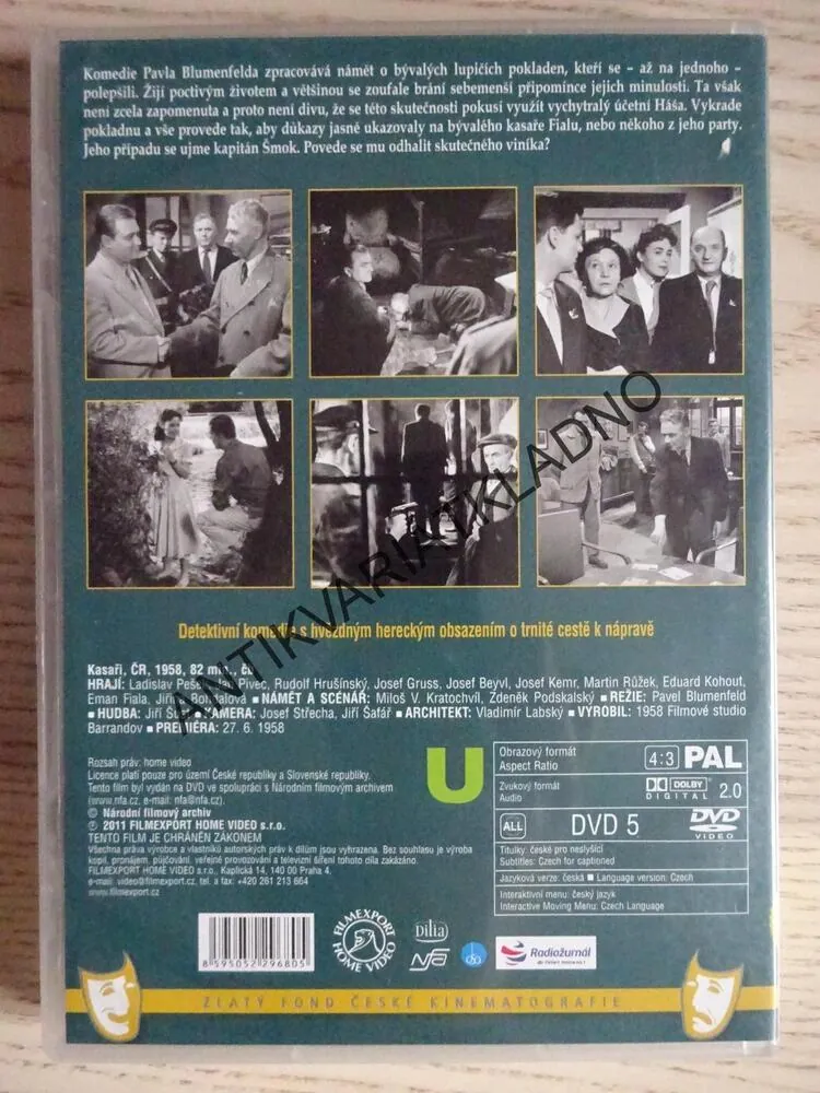 KASAŘI, DVD FILM ČR