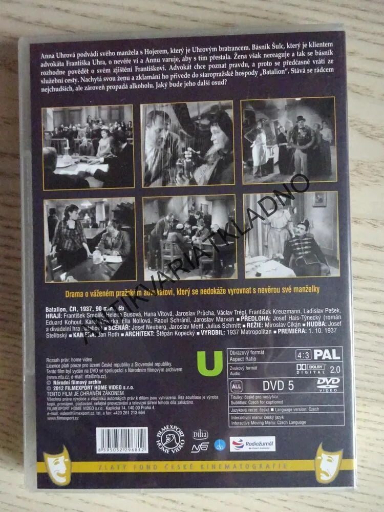 BATALION, DVD FILM ČR