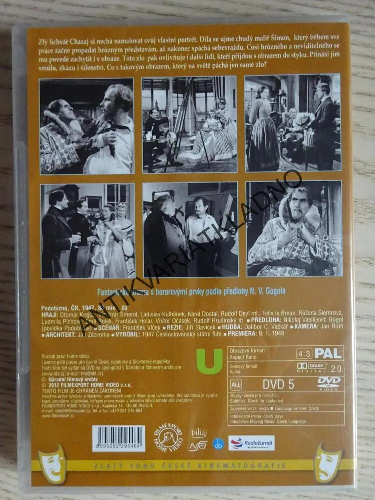 PODOBIZNA, DVD FILM ČR