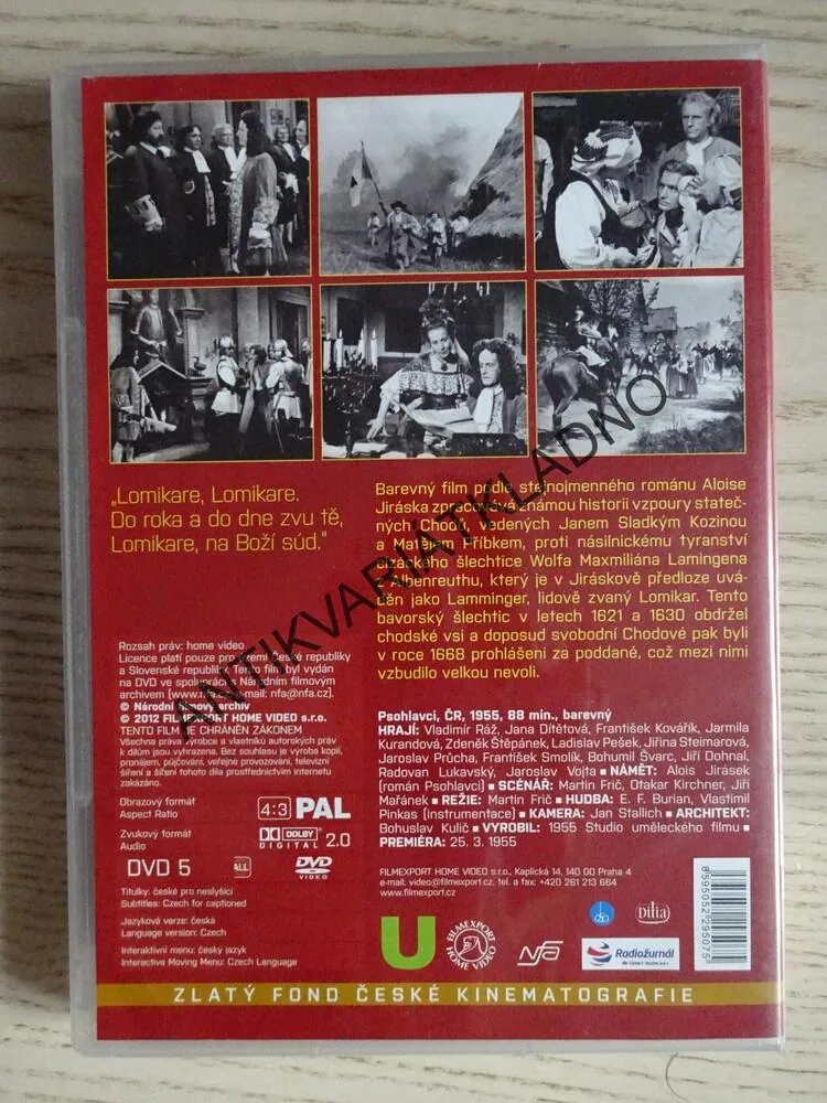 PSOHLAVCI, DVD FILM ČR